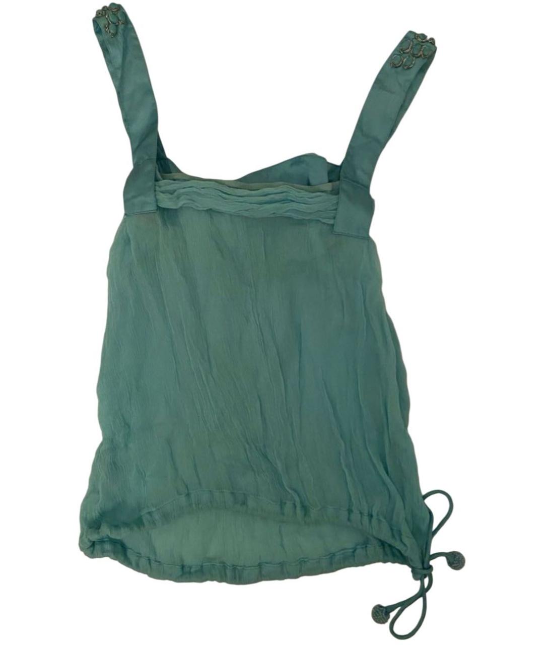 BLUGIRL Бирюзовый костюм с брюками, фото 4