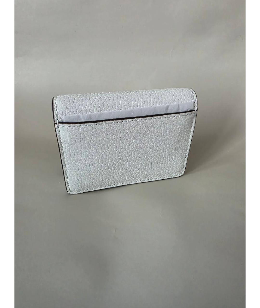 MICHAEL KORS Белый кожаный кошелек, фото 6