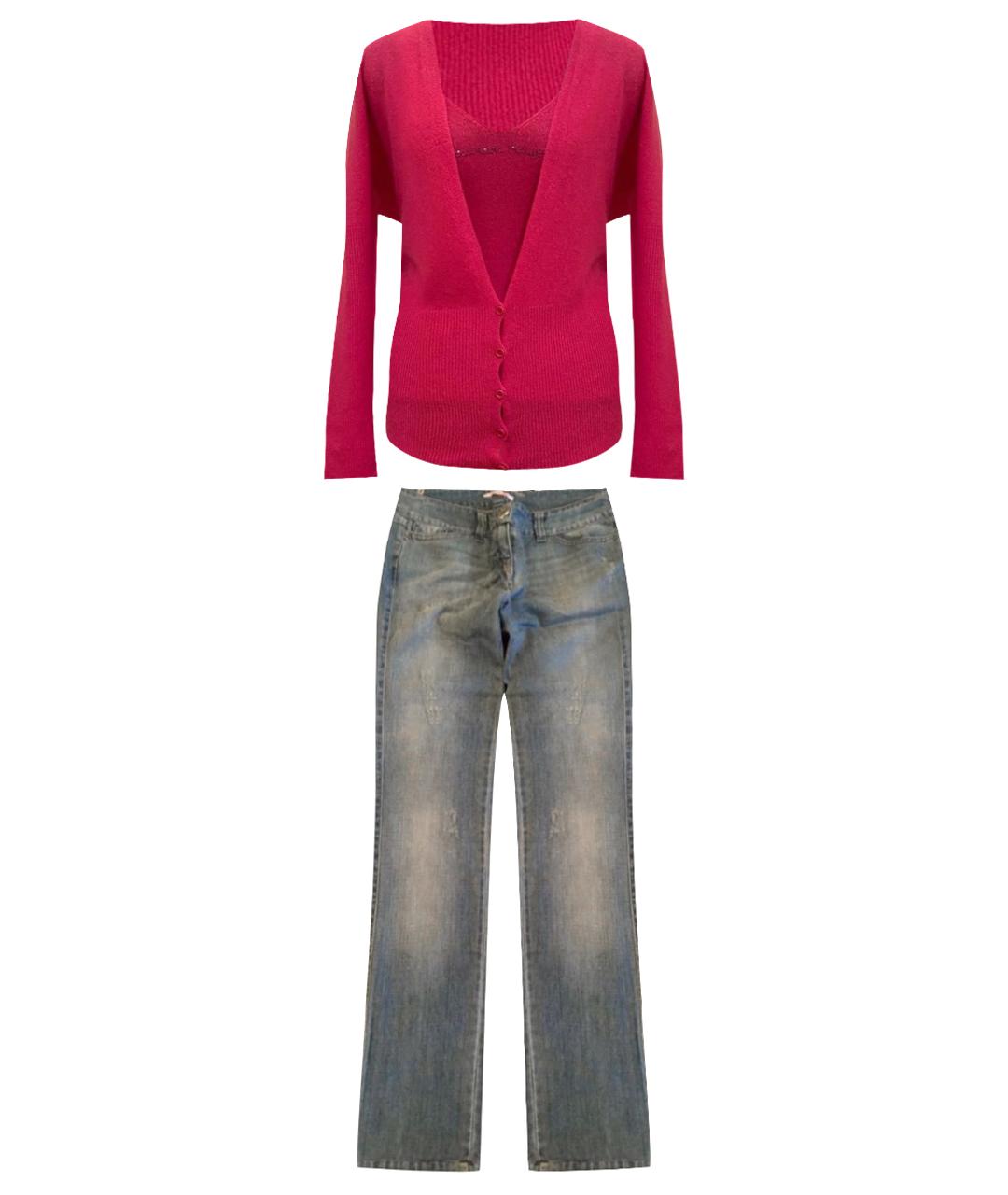 BLUGIRL Розовый костюм с брюками, фото 1