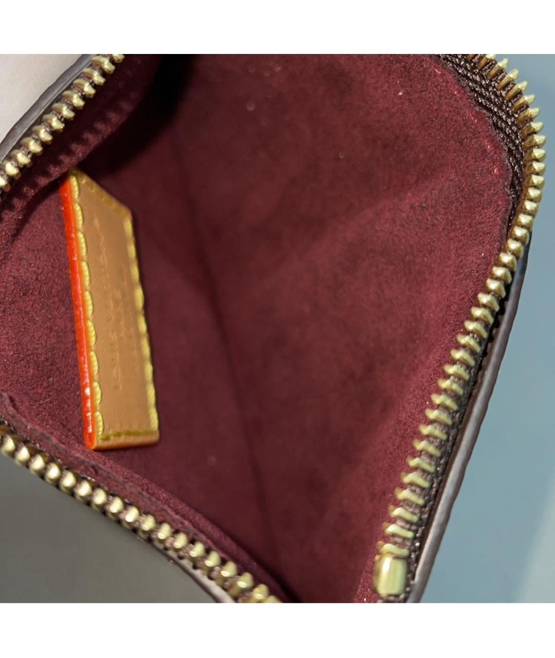 LOUIS VUITTON Коричневый кошелек, фото 4