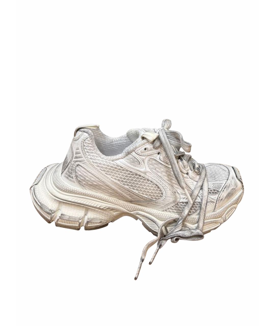 BALENCIAGA Белые текстильные кроссовки, фото 1