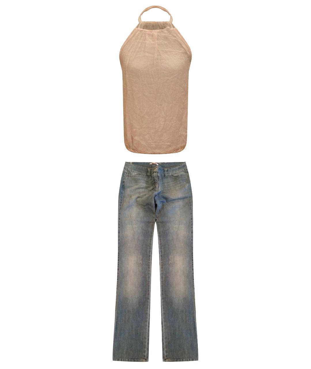 BLUGIRL Розовый костюм с брюками, фото 1