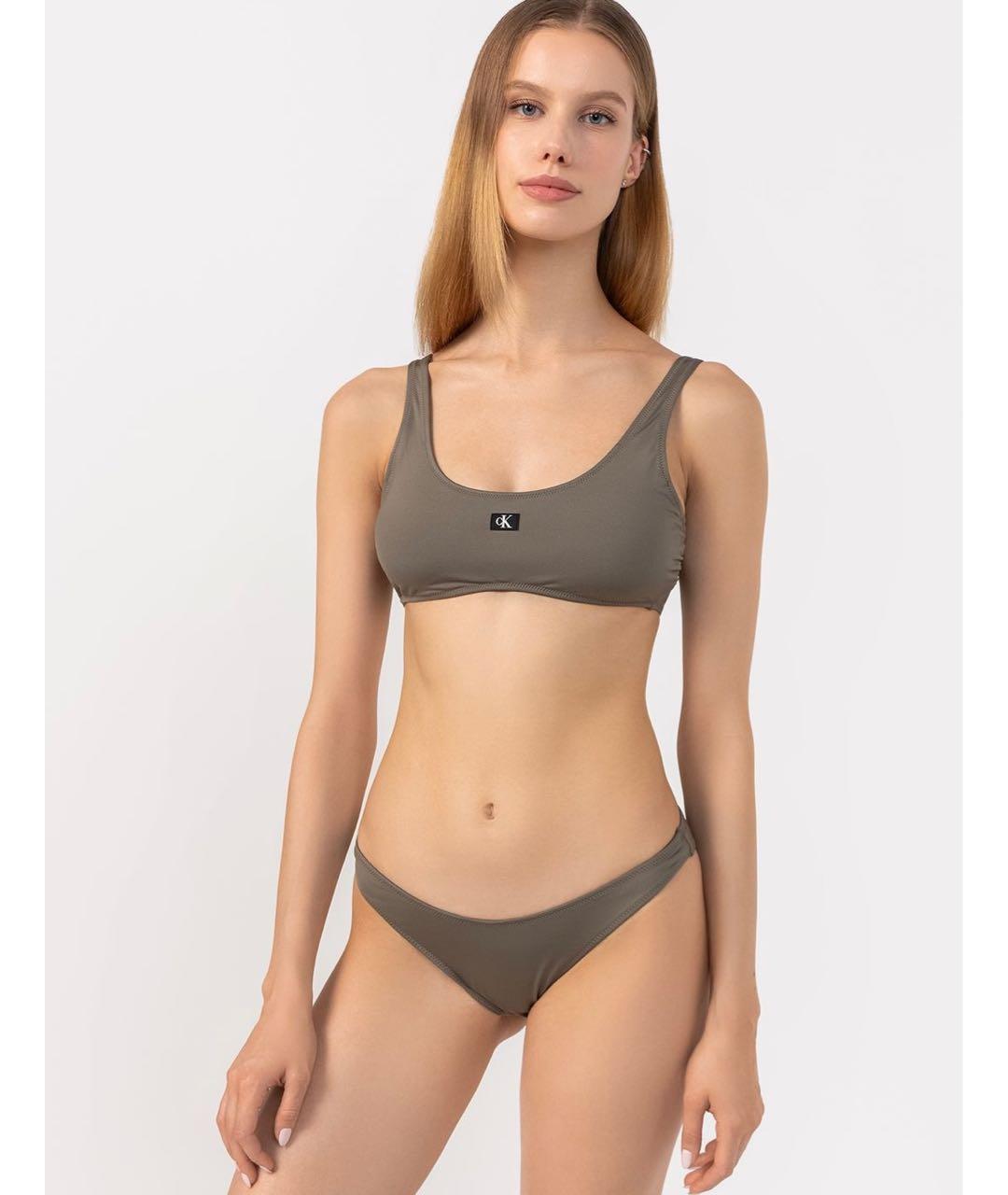 CALVIN KLEIN Мульти полиэстеровый купальник, фото 3