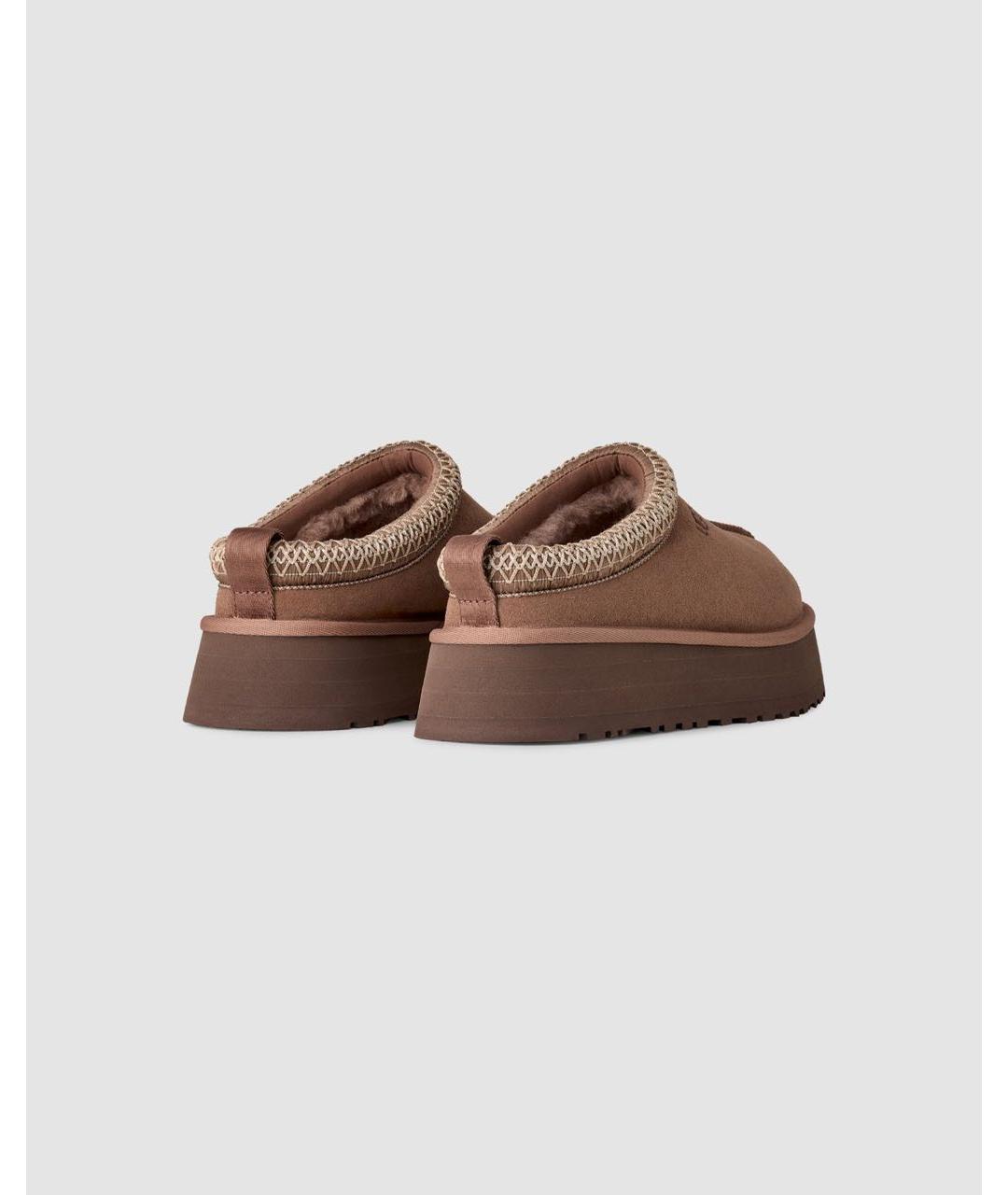 UGG AUSTRALIA Коричневые замшевые сабо, фото 3