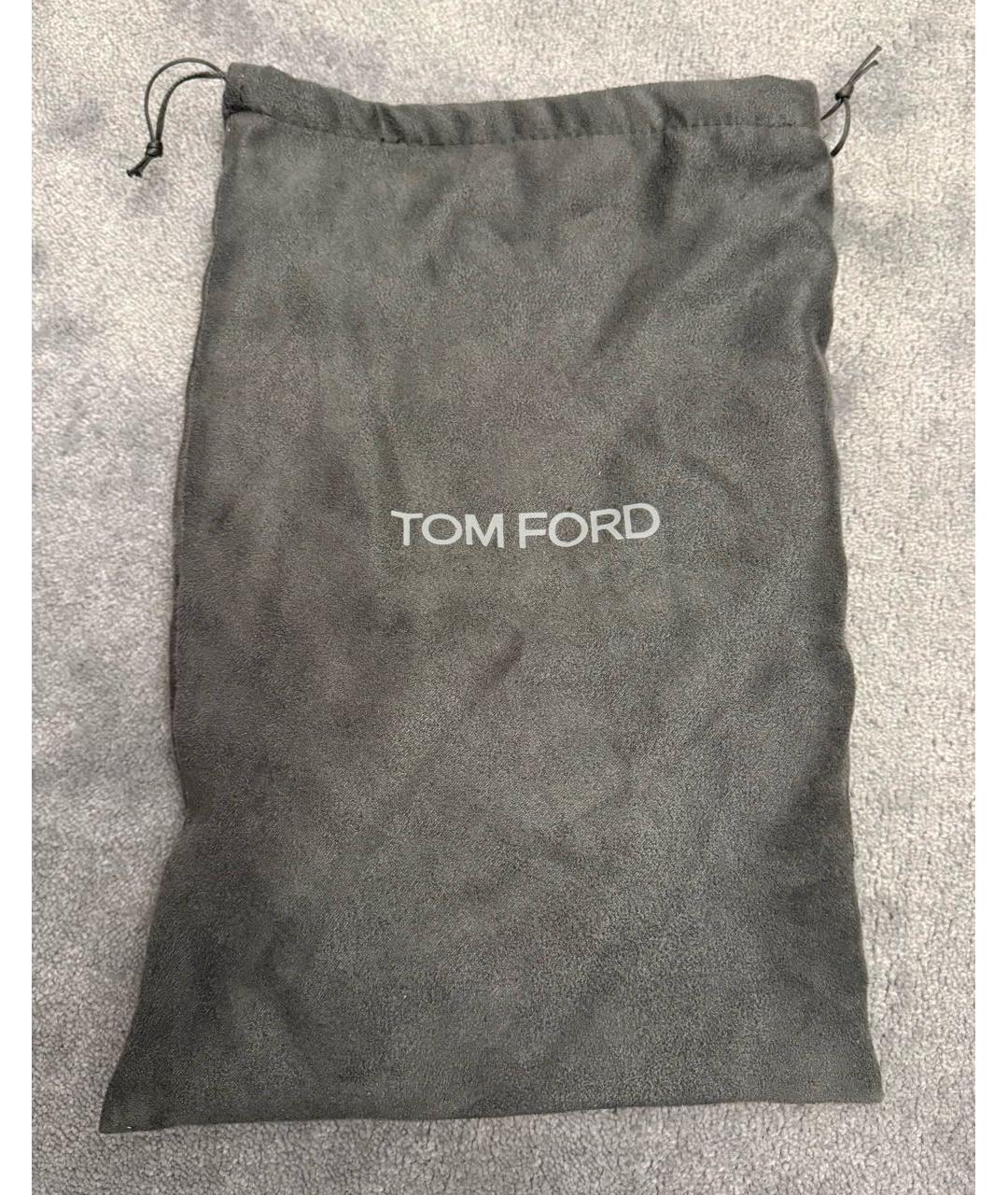 TOM FORD Черный ремень, фото 6