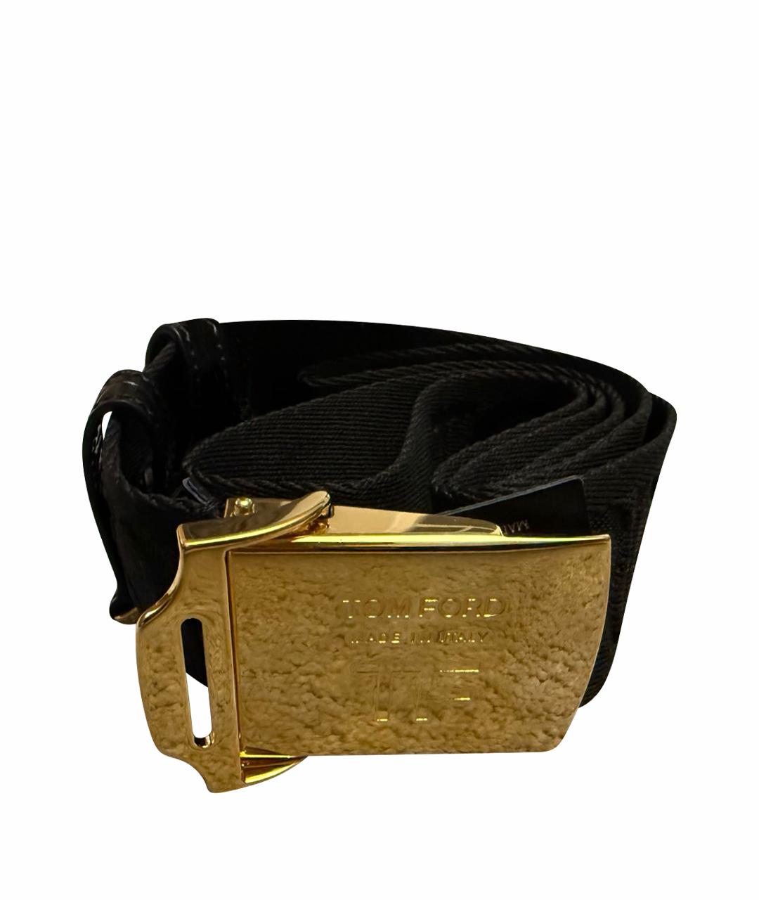TOM FORD Черный ремень, фото 1