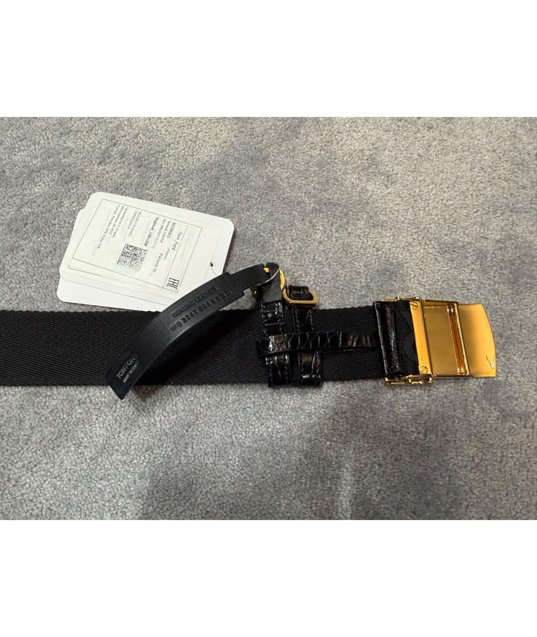 TOM FORD Черный ремень, фото 2
