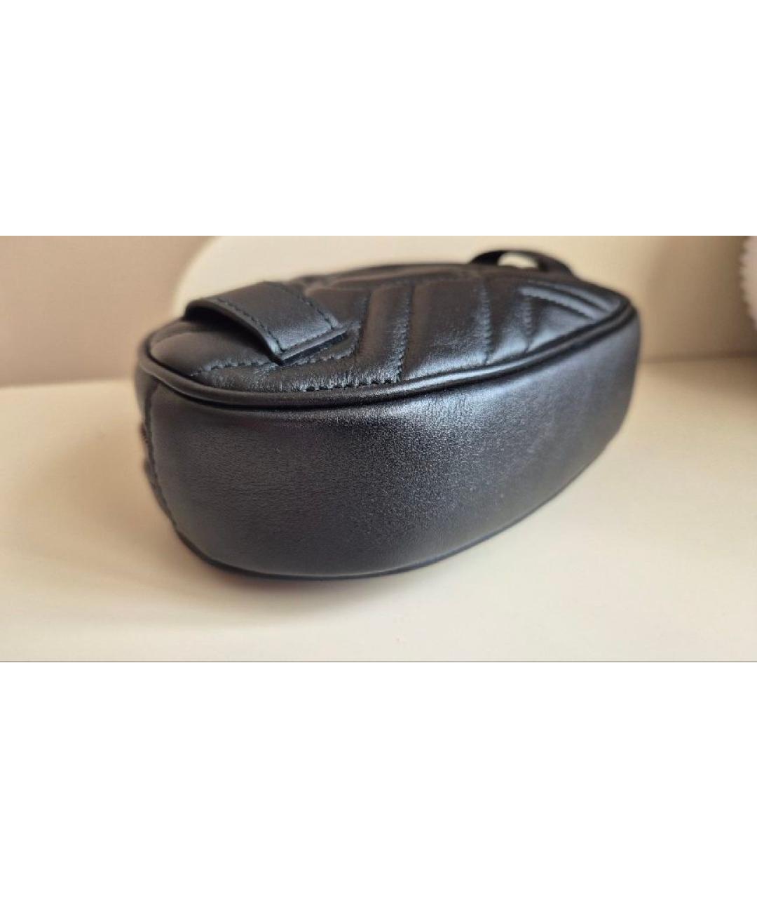 GUCCI Черная кожаная поясная сумка, фото 6