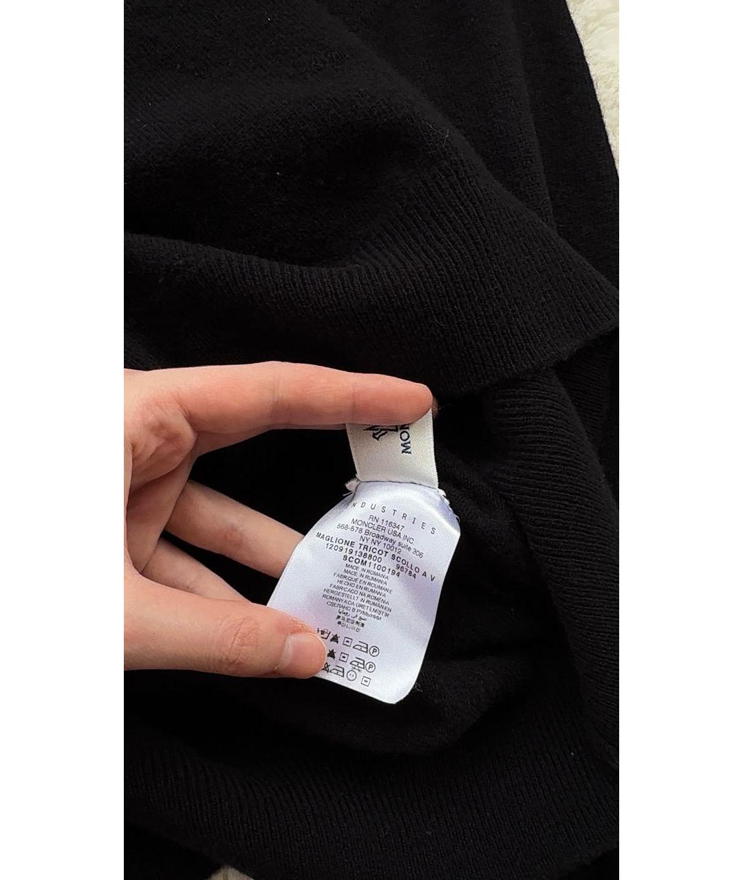 MONCLER Черный джемпер / свитер, фото 3