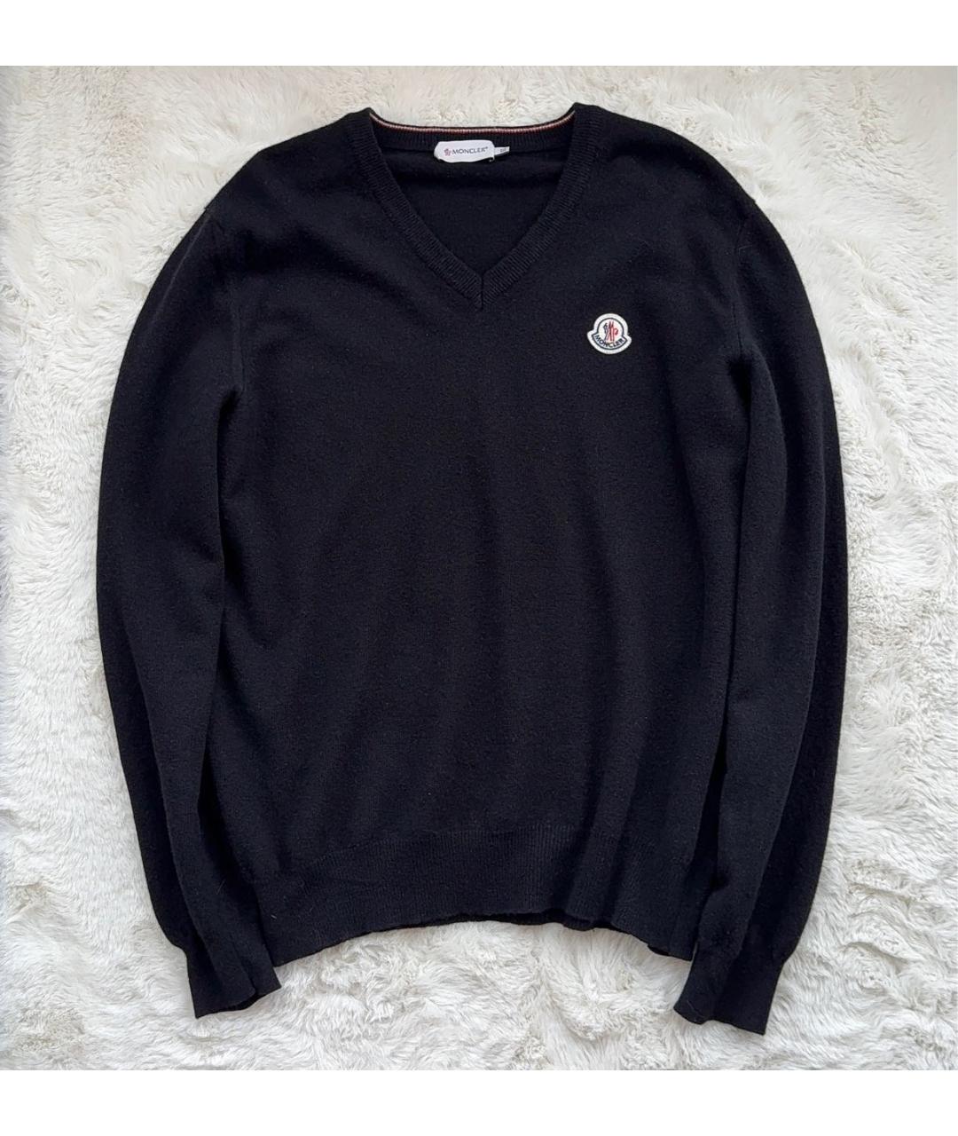 MONCLER Черный джемпер / свитер, фото 5