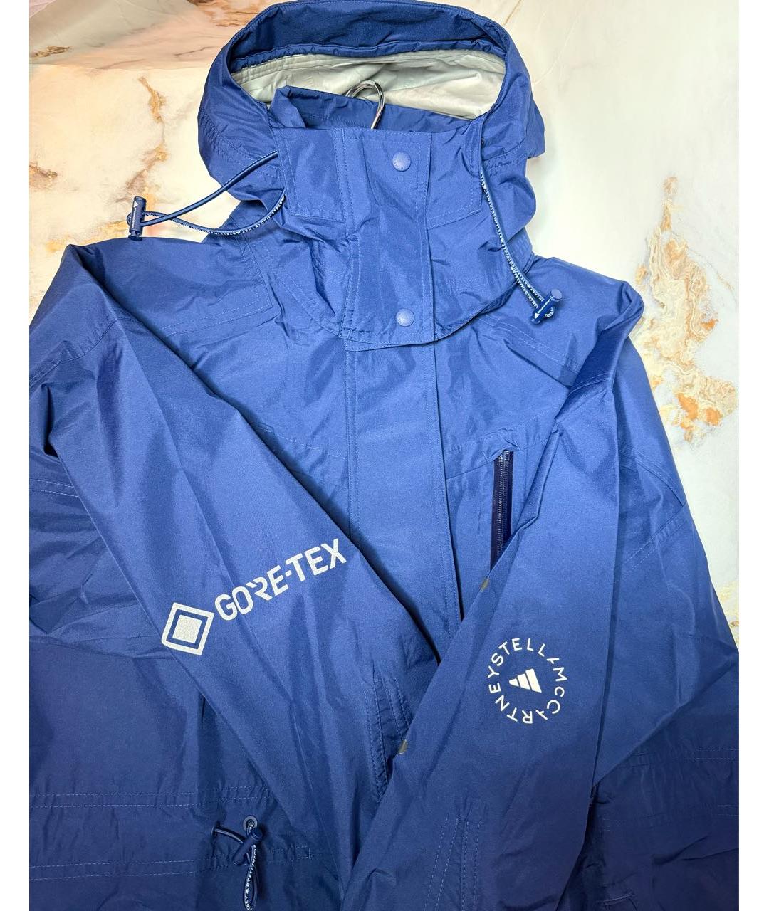 ADIDAS BY STELLA MCCARTNEY Темно-синий тренч/плащ, фото 4