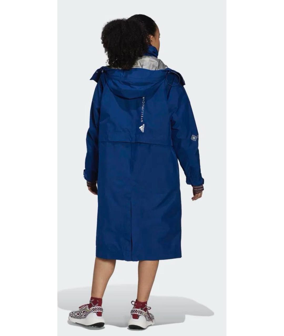 ADIDAS BY STELLA MCCARTNEY Темно-синий тренч/плащ, фото 8