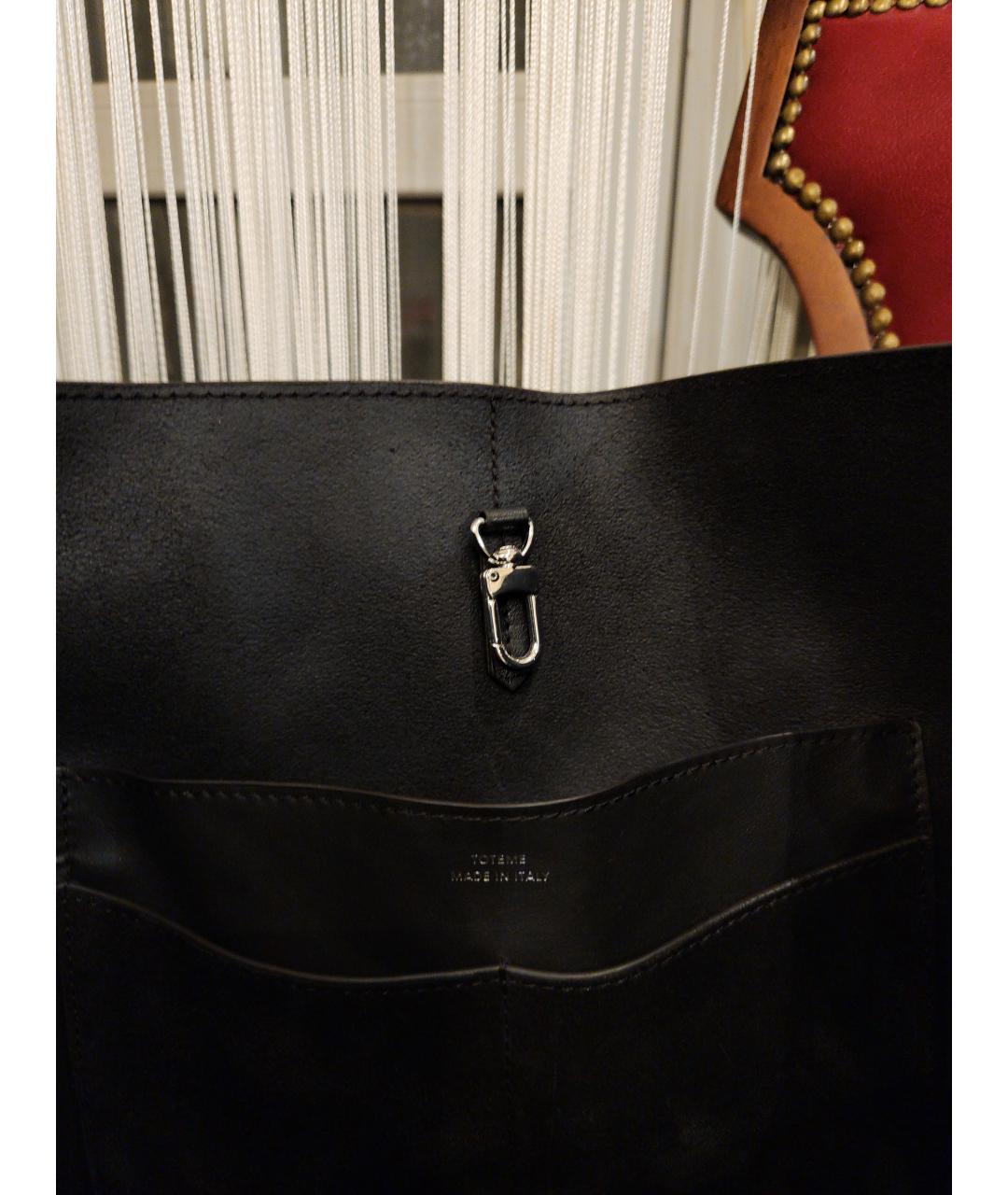 TOTEME Коричневая замшевая сумка тоут, фото 6