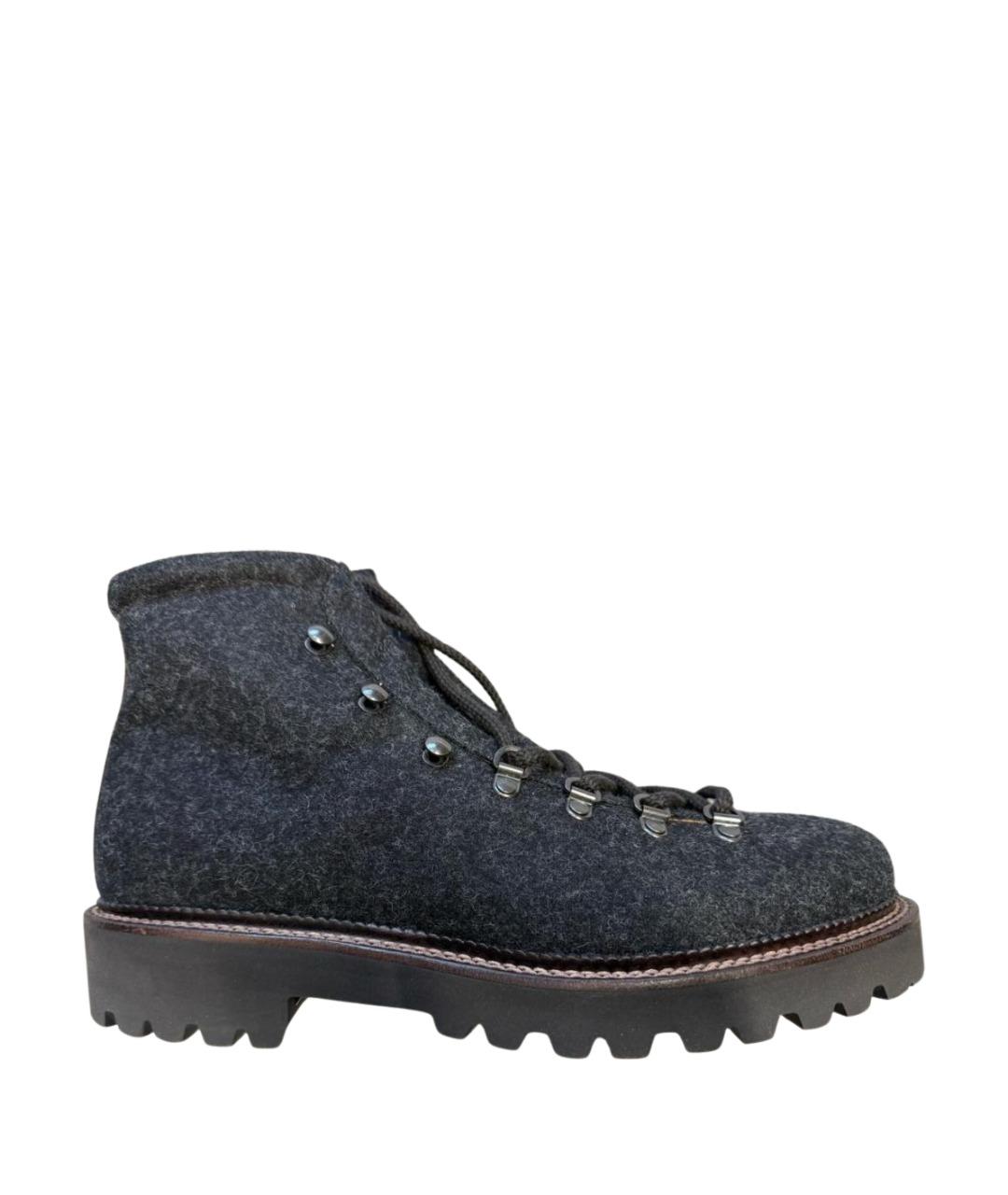 MILLE885 Антрацитовые высокие ботинки, фото 1