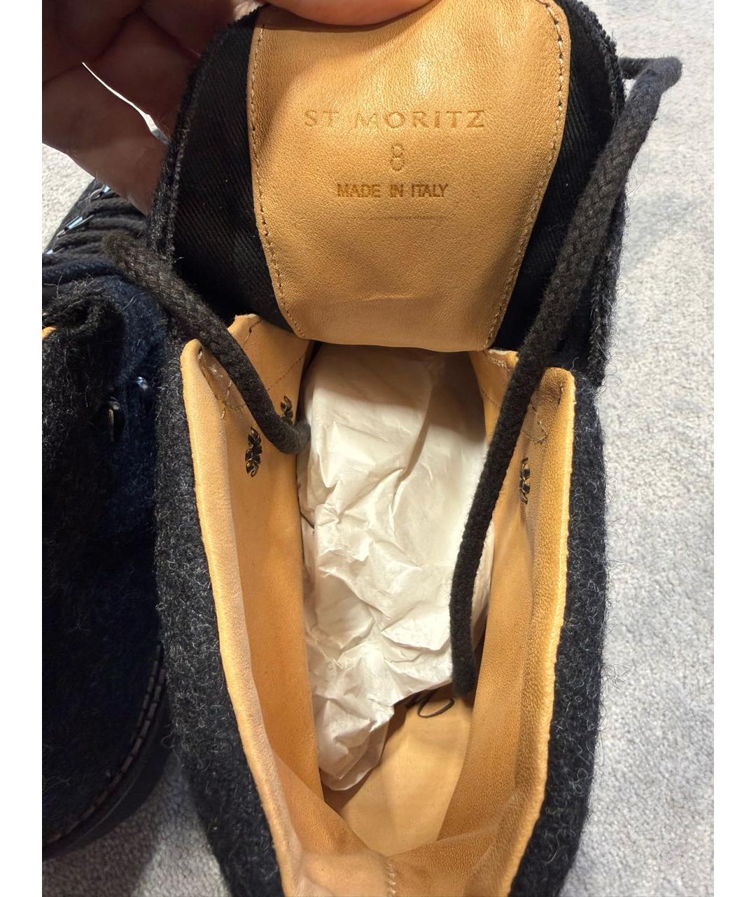 MILLE885 Антрацитовые высокие ботинки, фото 7