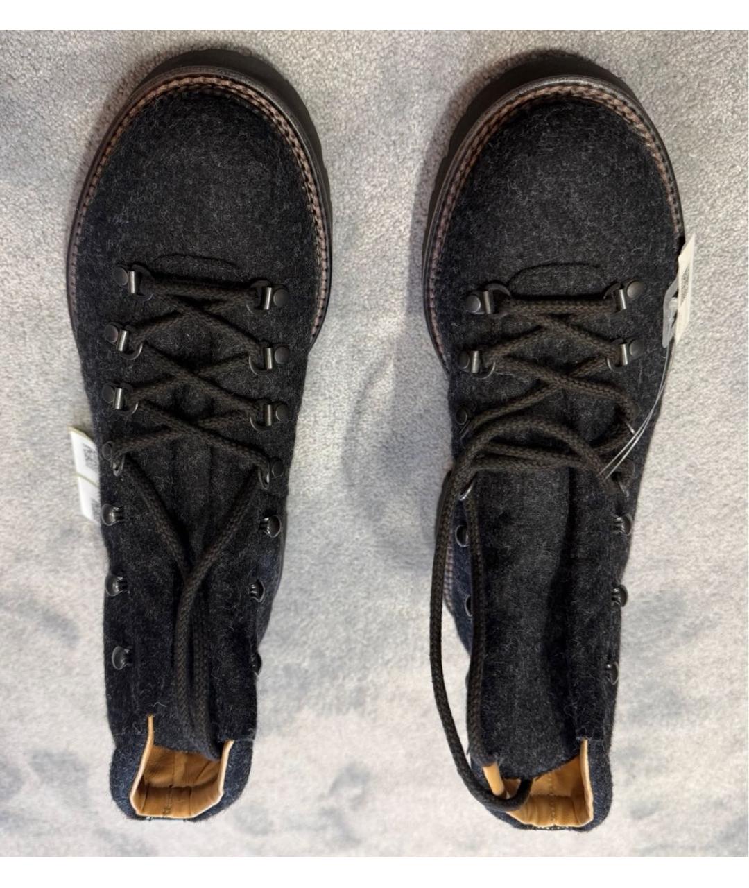 MILLE885 Антрацитовые высокие ботинки, фото 3