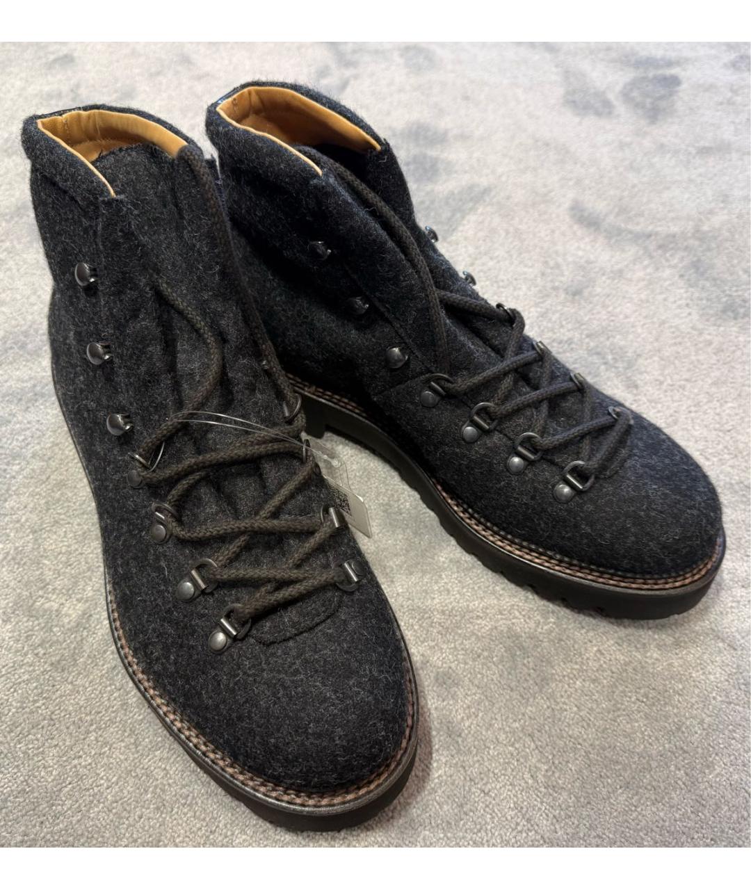 MILLE885 Антрацитовые высокие ботинки, фото 8