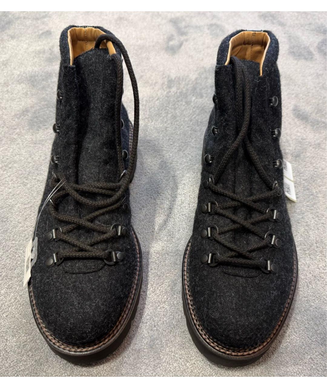 MILLE885 Антрацитовые высокие ботинки, фото 2