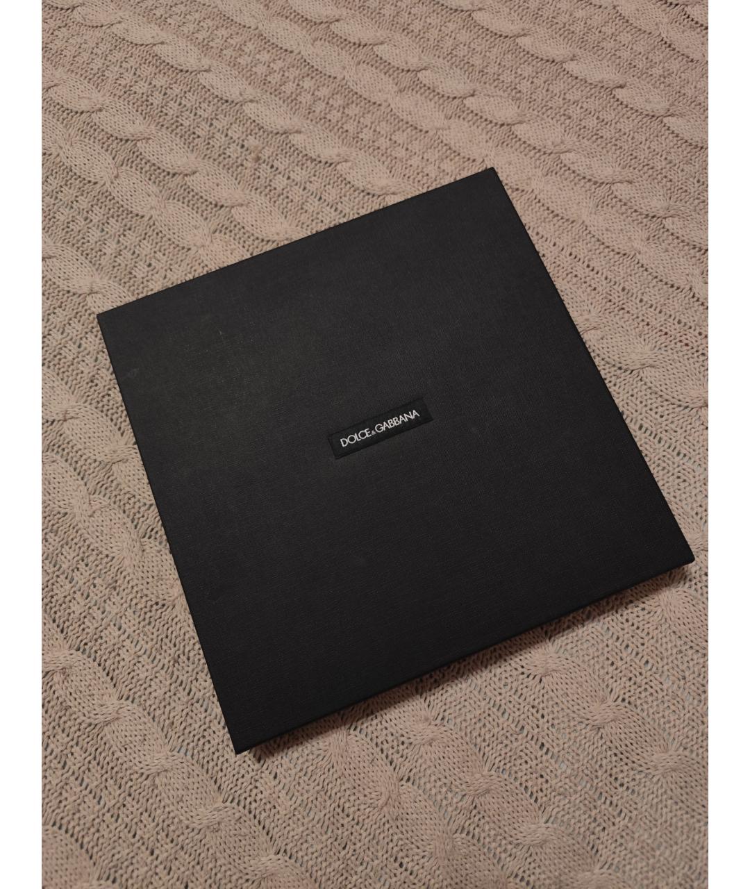 DOLCE&GABBANA Красный шелковый шарф, фото 4