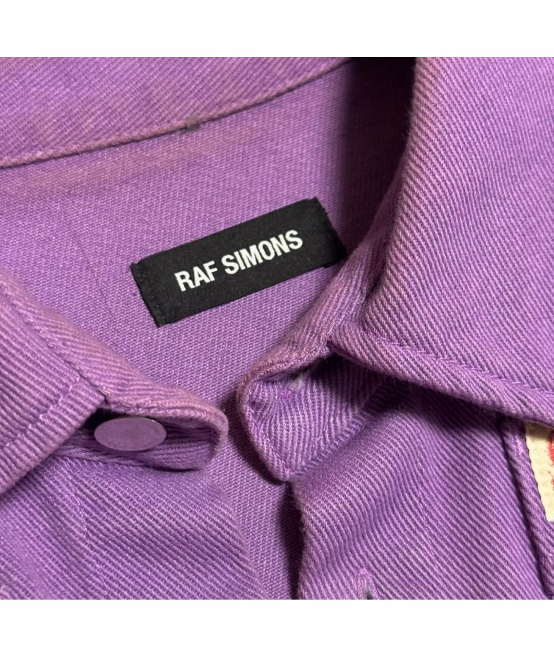 RAF SIMONS Фиолетовая кэжуал рубашка, фото 3