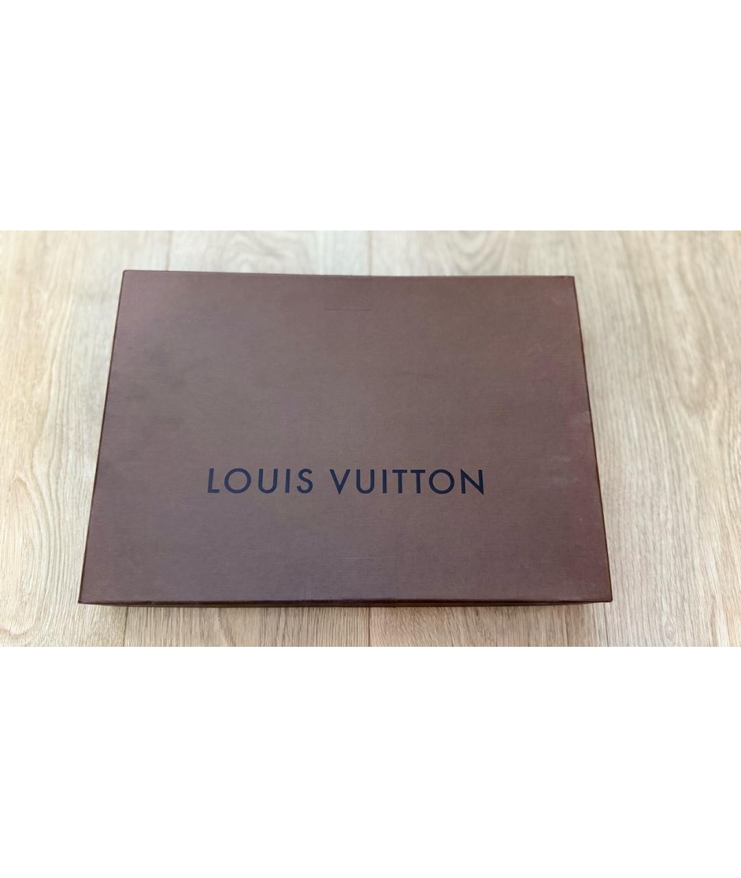 LOUIS VUITTON Коралловый шерстяной платок, фото 4