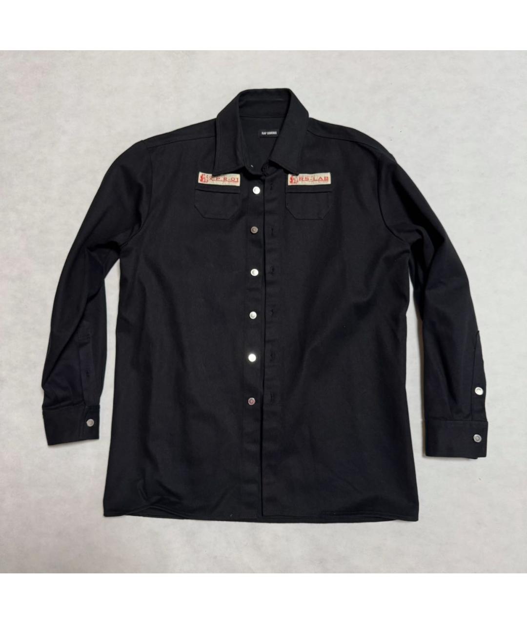 RAF SIMONS Черная кэжуал рубашка, фото 2
