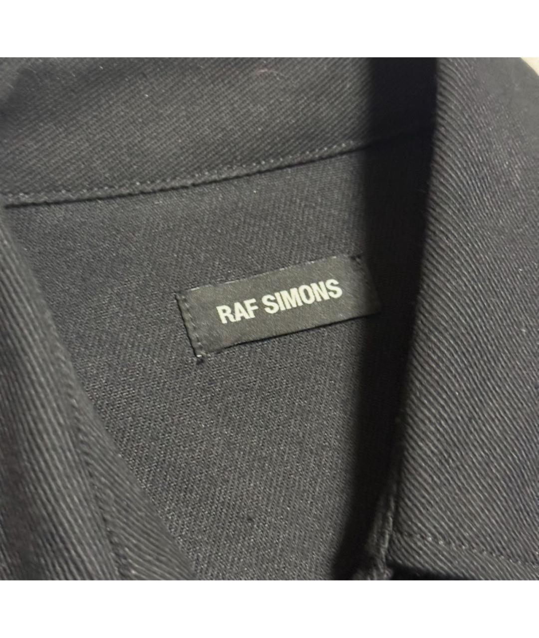 RAF SIMONS Черная кэжуал рубашка, фото 4