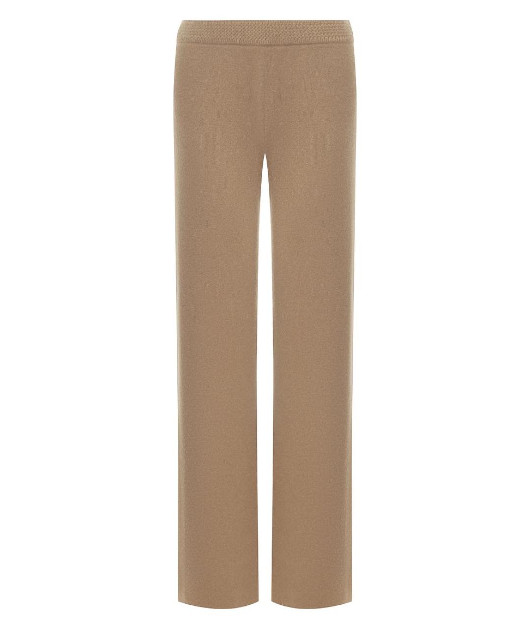LORO PIANA Бежевые прямые брюки, фото 1