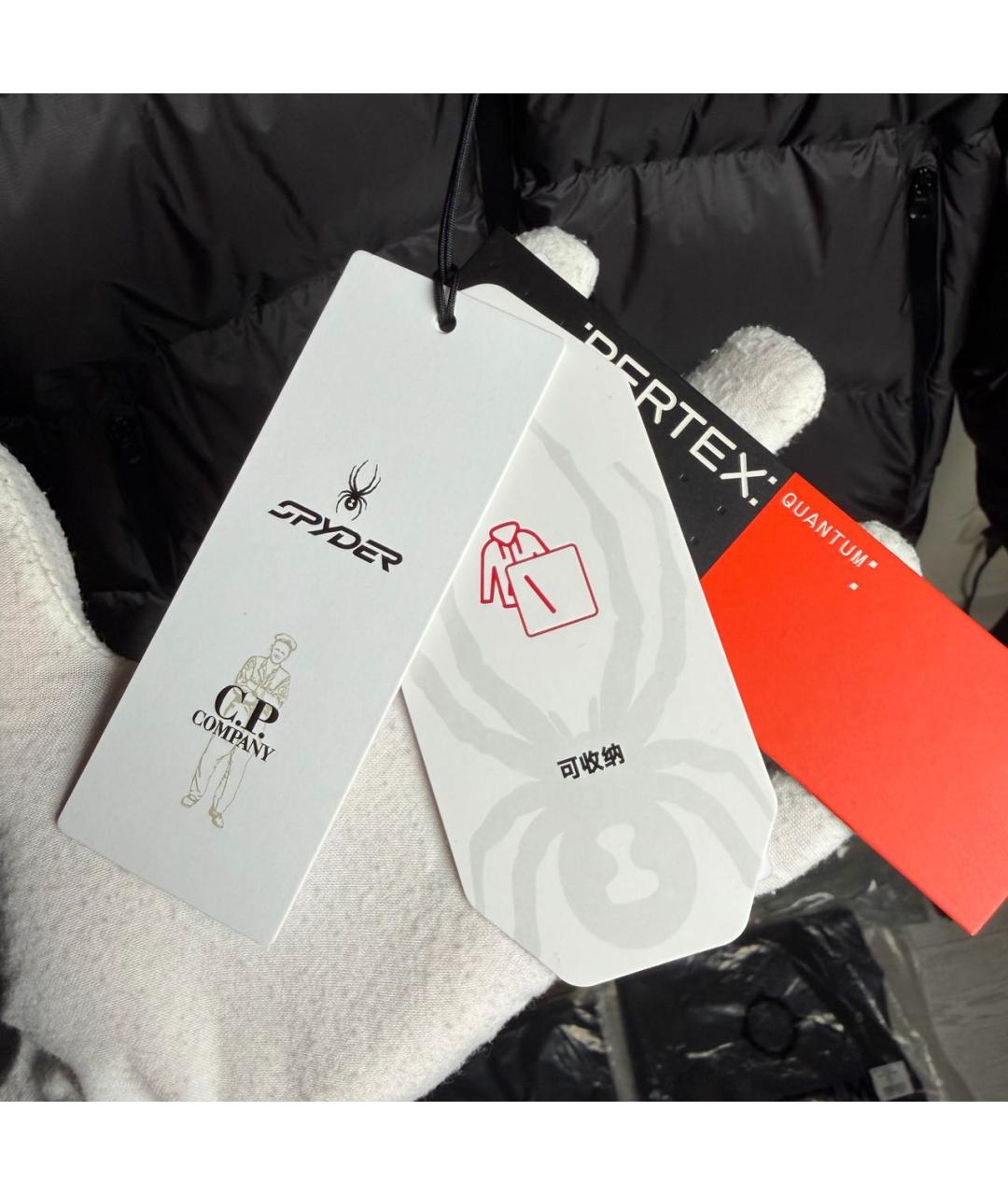 CP COMPANY Черный синтетический пуховик, фото 8