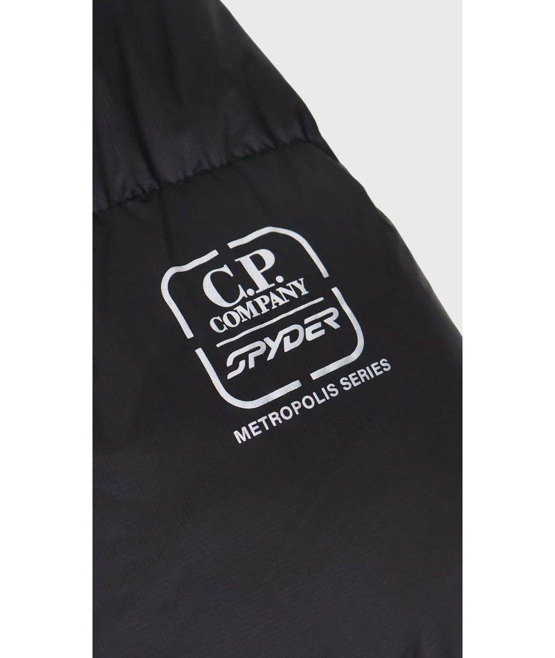 CP COMPANY Черный синтетический пуховик, фото 4