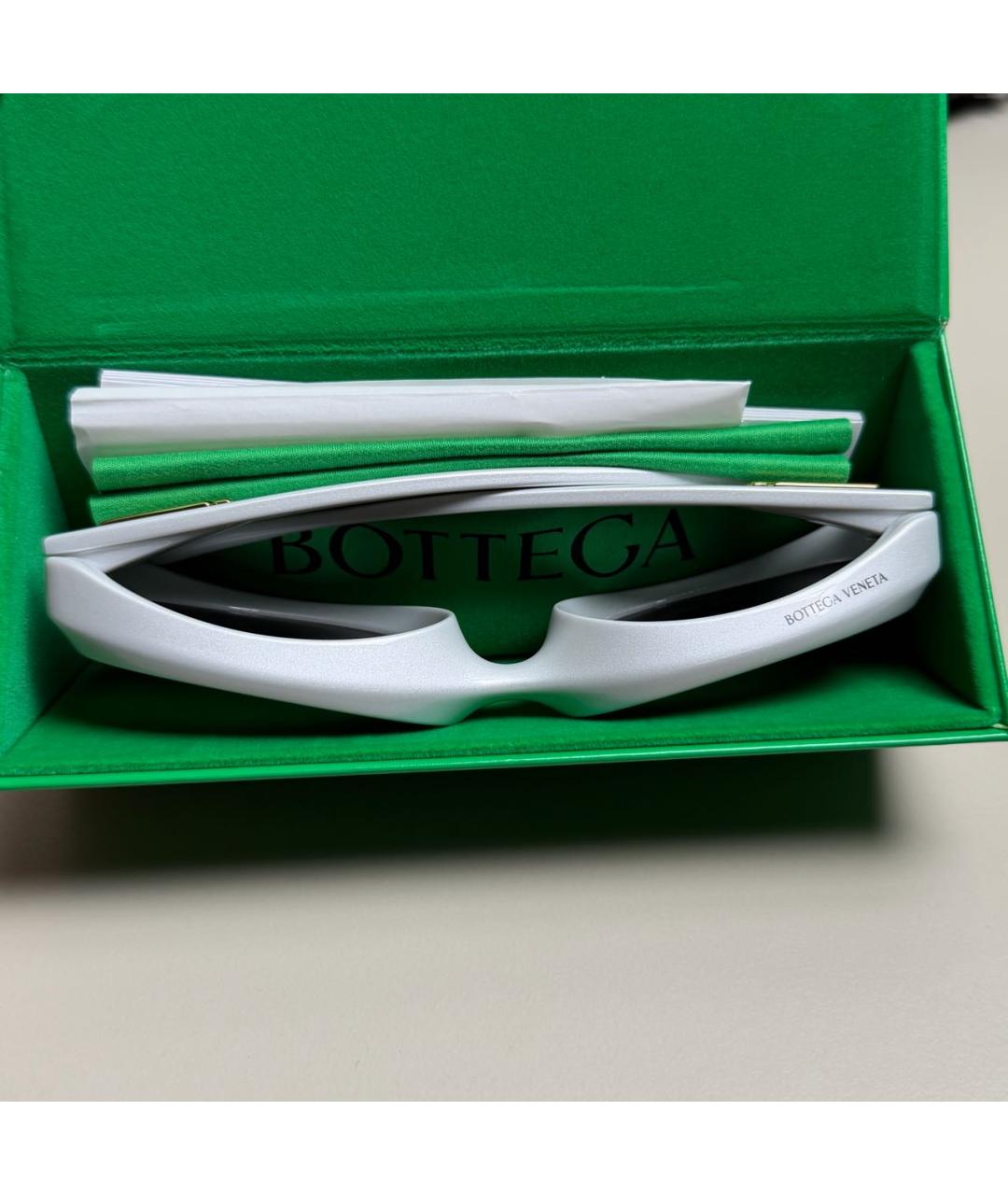 BOTTEGA VENETA Серые пластиковые солнцезащитные очки, фото 6