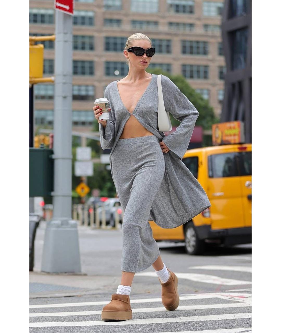 UGG AUSTRALIA Коричневые замшевые ботинки, фото 2