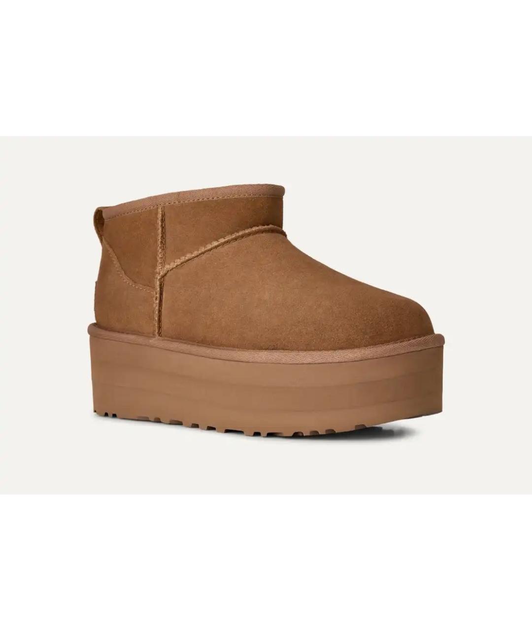 UGG AUSTRALIA Коричневые замшевые ботинки, фото 7