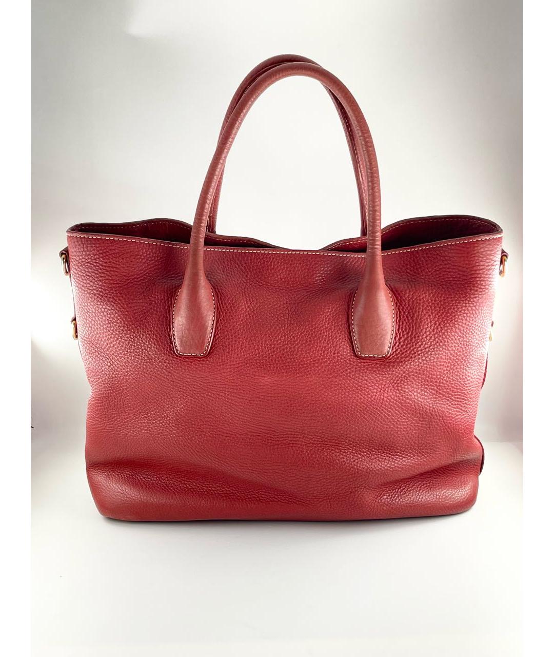 PRADA Красная кожаная сумка через плечо, фото 3