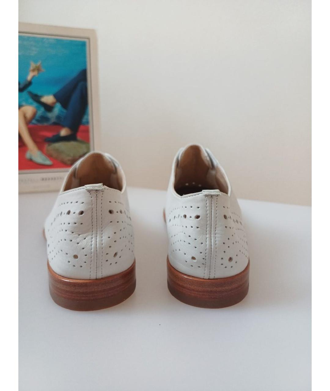 FRATELLI ROSSETTI Белые нубуковые лоферы, фото 6