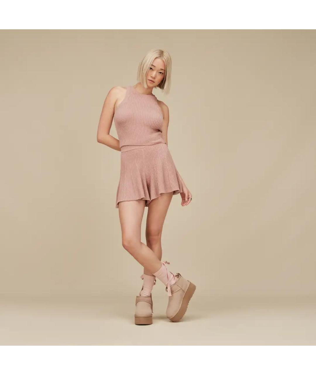 UGG AUSTRALIA Бежевые замшевые ботинки, фото 6