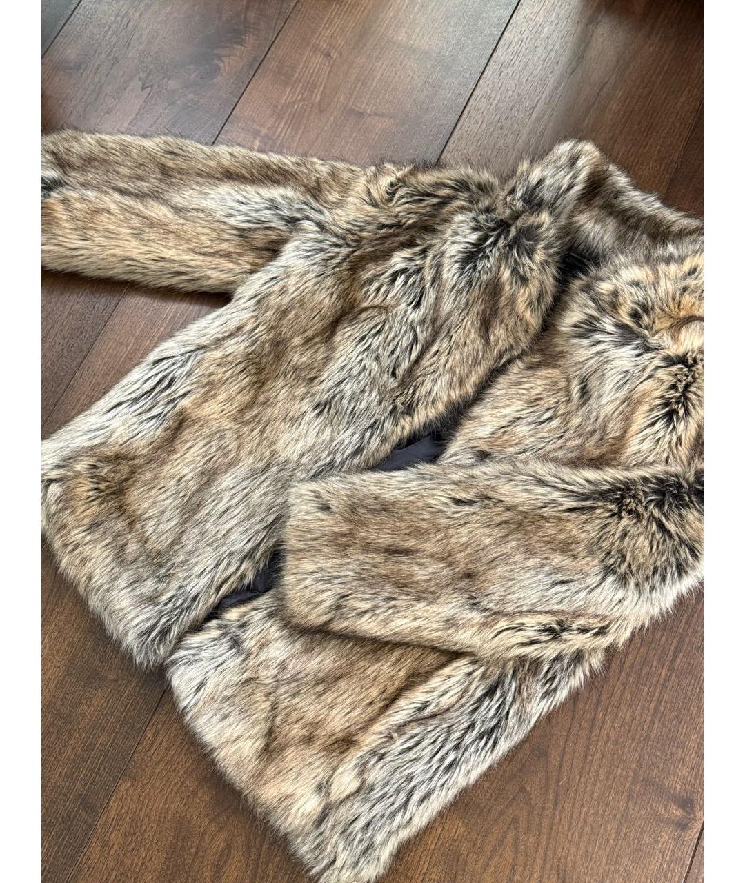 ZADIG & VOLTAIRE Коричневая меховая шуба, фото 2