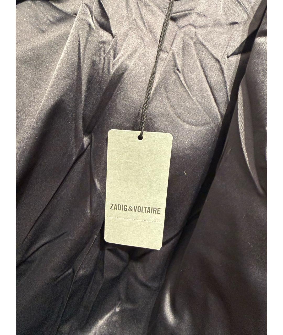 ZADIG & VOLTAIRE Коричневая меховая шуба, фото 5