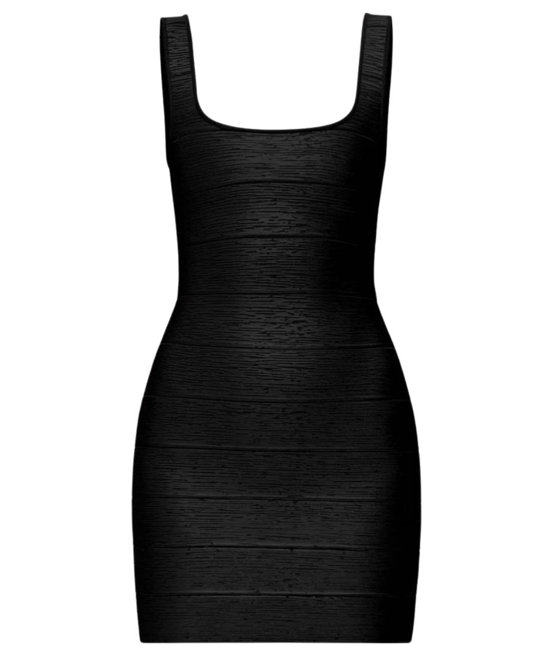 HERVE LEGER Черное коктейльное платье, фото 1
