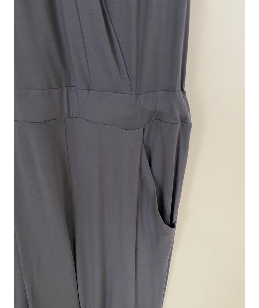 D.EXTERIOR Серый вискозный комбинезон, фото 8