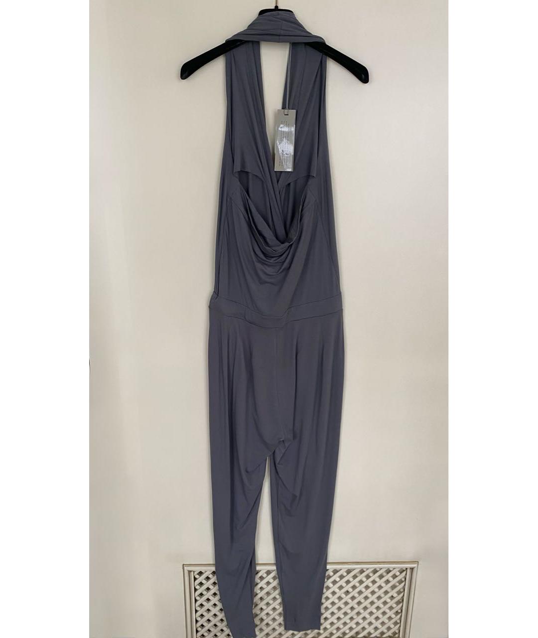 D.EXTERIOR Серый вискозный комбинезон, фото 6