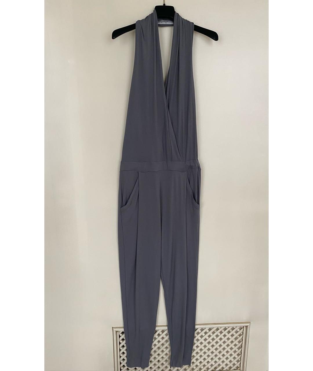 D.EXTERIOR Серый вискозный комбинезон, фото 5