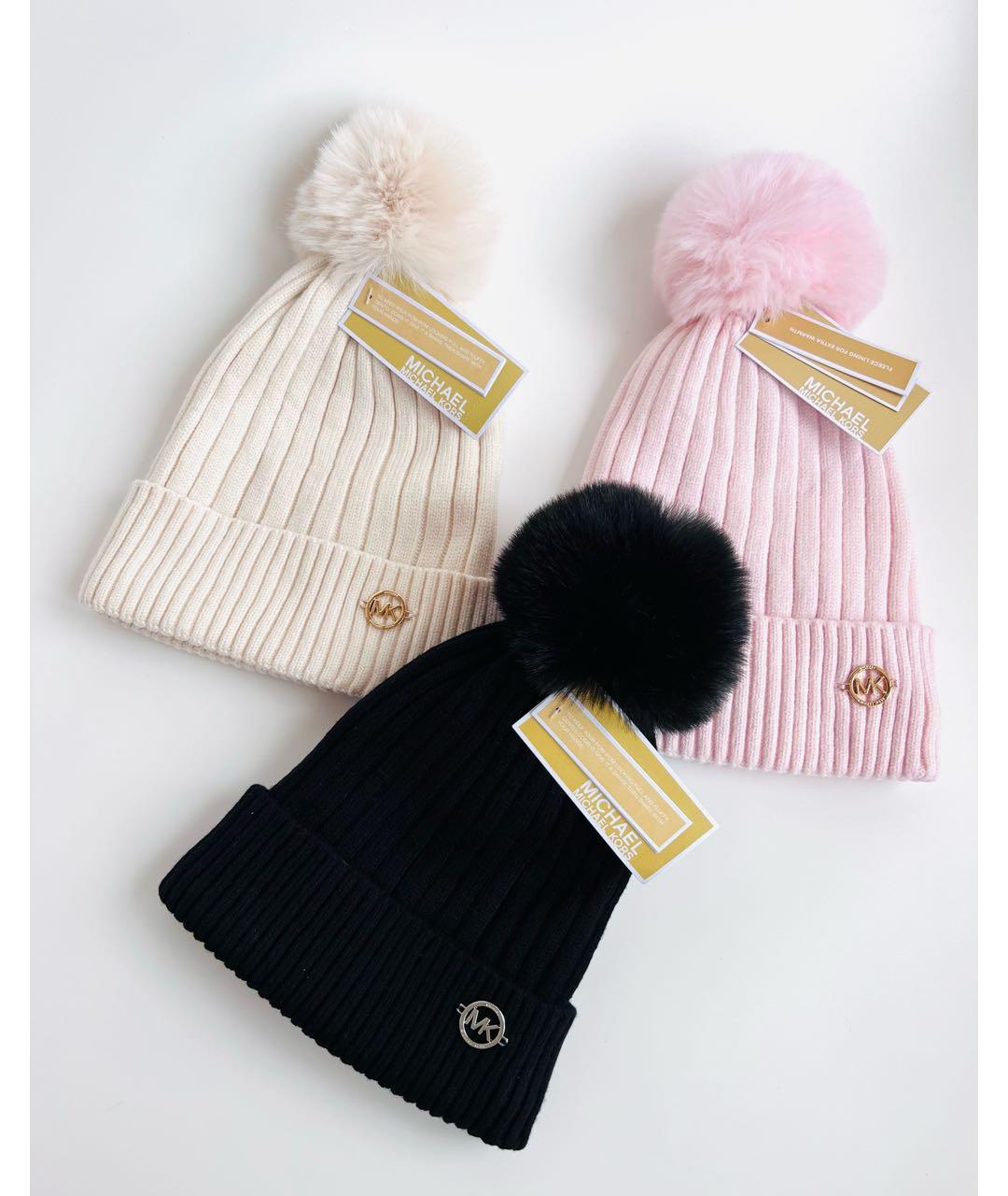 MICHAEL MICHAEL KORS Бежевая шапка, фото 7
