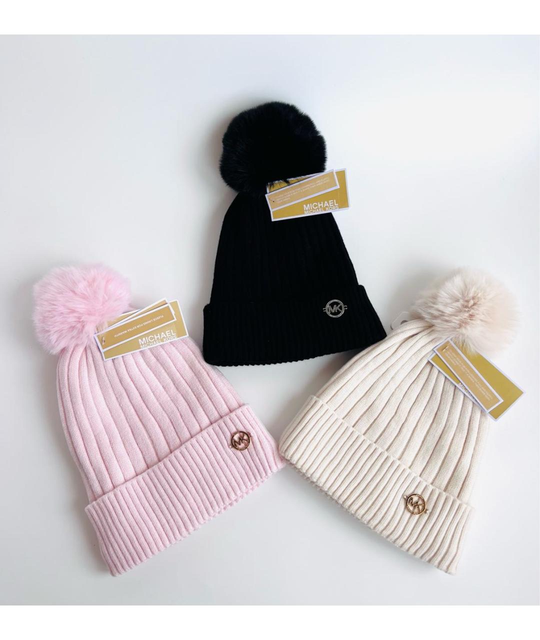 MICHAEL MICHAEL KORS Бежевая шапка, фото 6