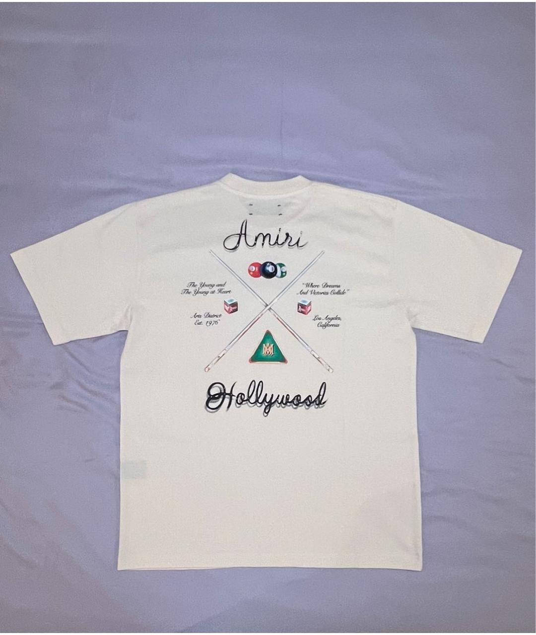 AMIRI Бежевая хлопковая футболка, фото 2