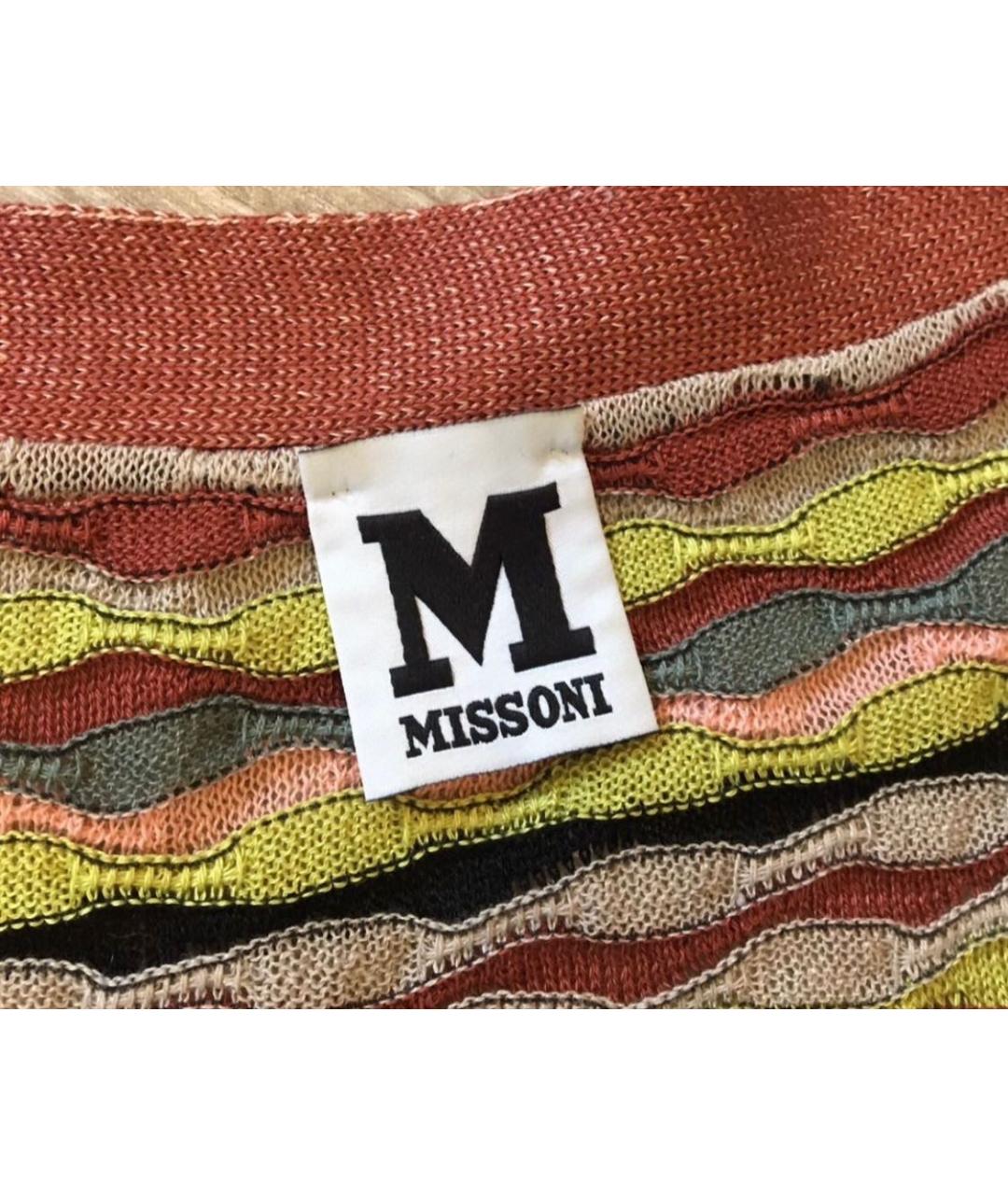 MISSONI Мульти льняной кардиган, фото 3
