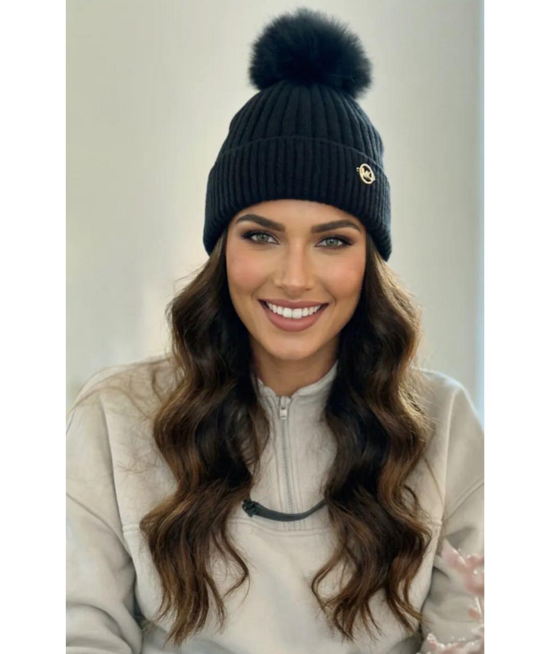 MICHAEL MICHAEL KORS Черная шапка, фото 5