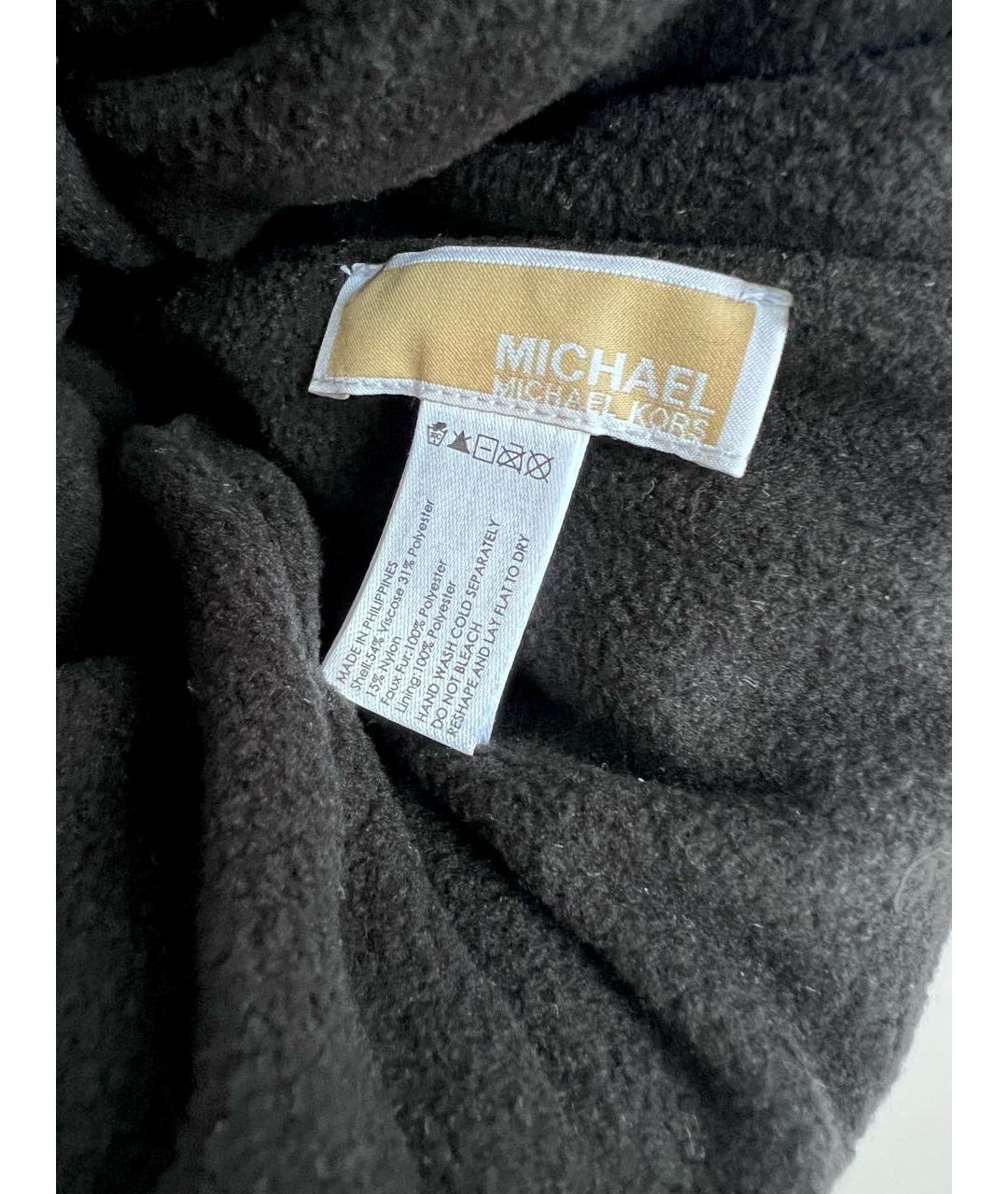 MICHAEL MICHAEL KORS Черная шапка, фото 4