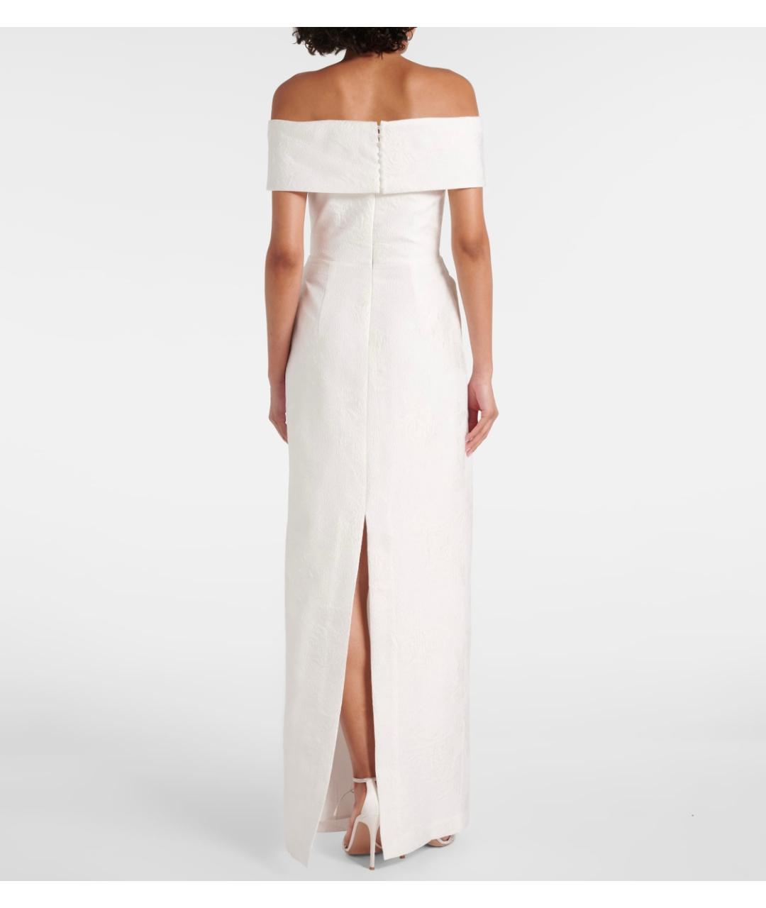 REBECCA VALLANCE Белое полиэстеровое коктейльное платье, фото 3