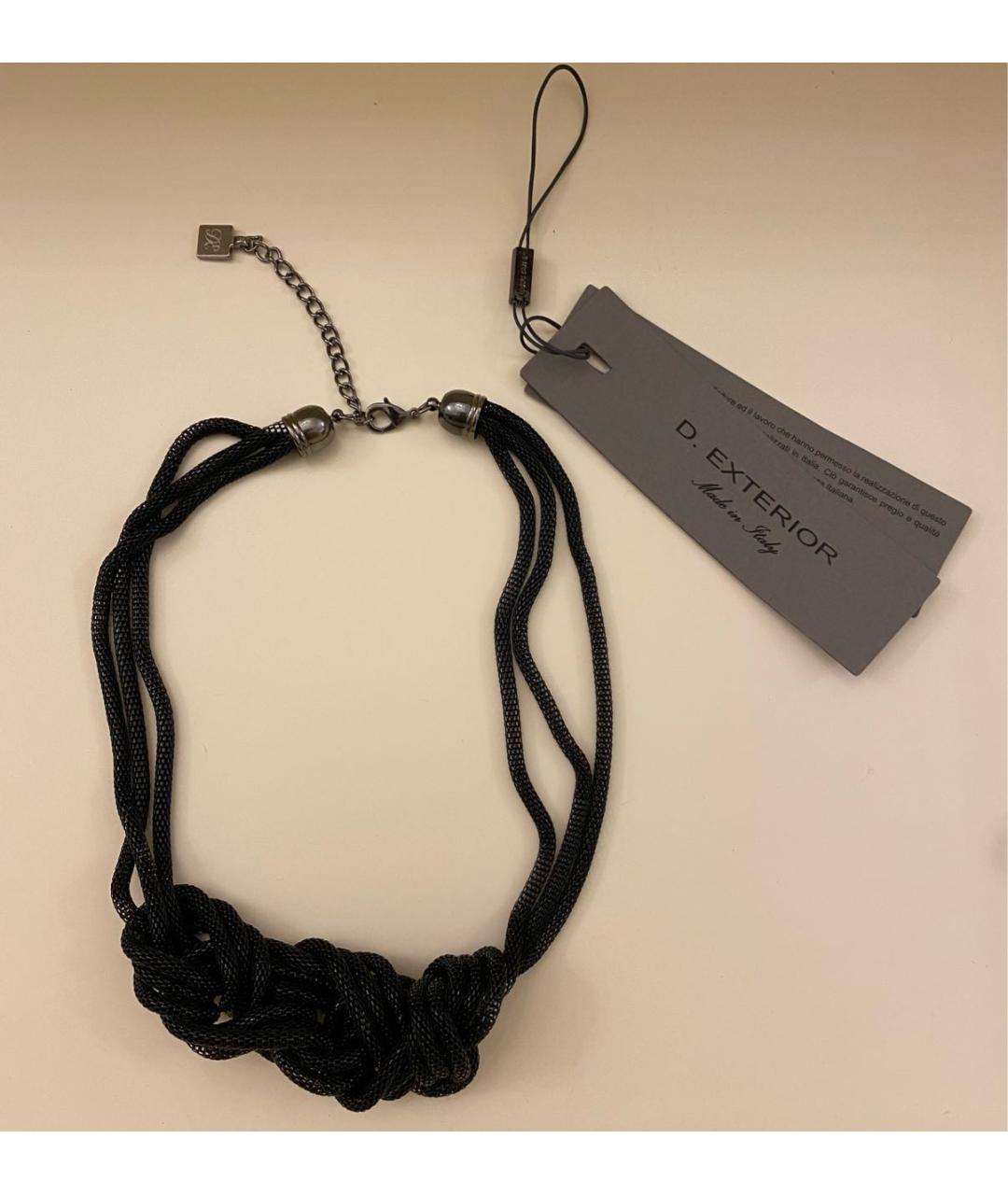 D.EXTERIOR Черное латунное колье, фото 3